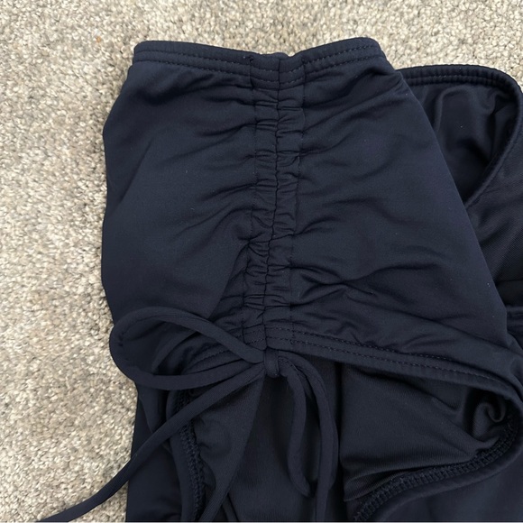 18W Michael Kors Navy Blue Plus Size High-Waist Swim Bottoms Swimsuit - Picture 3 of 5